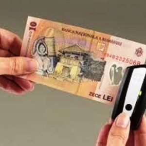 verificator de bani ron polimer